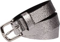 Legend Dames - Leren riem - Zilver - 95cm