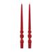 Set Cereria Di Giorgio Voluta Set van 4 handgemaakte kaarsen met spiraal, hoogte 40 cm, rood