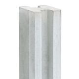 Tuindeco Berton-E-sleufpaal Vecht wit/grijs 10 x 10 x 294 cm eindmodel