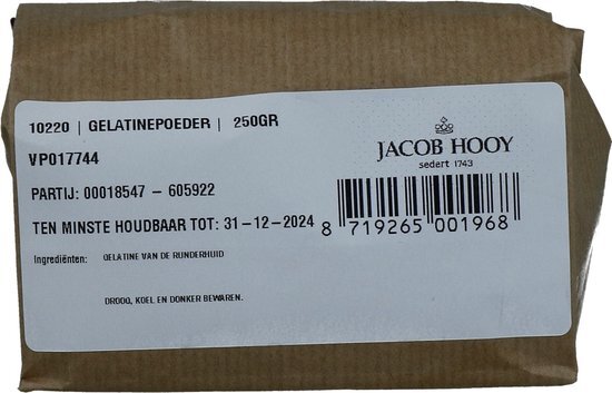 Jacob Hooy Gelatinepoeder