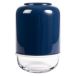 Muurla Vase ajustable Capsule 18-28cm Bleu foncé-transparent