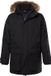 Men Plus - Heren - Functionele parka capuchon met imitatiebont - Zwart - Maat 3XL