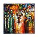 Homemania Paraplu kunst en graffiti voor woonkamer, slaapkamer, meerkleurig, 60 x 3 x 60 cm, HM20KNV60 x 60 – 64, polyester, hout