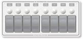 Blue Sea Systems H2O 12/24V Clb 8-V Blanc Panneau de commutation horizontal