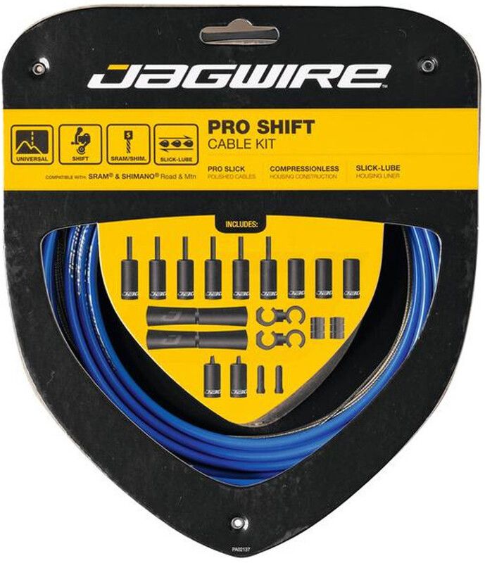 Jagwire 2X Pro Shift Schakelkabel Set - blue