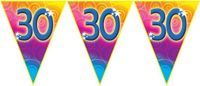 Merkloos / Sans marque Espa Nv Verjaardag thema 30 jaar geworden feest vlaggenlijn van 5 meter
