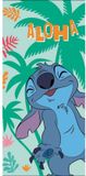Lilo en Stitch Stitch Aloha strandlaken 70 x 200 cm polyester blauw