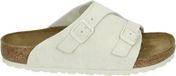 Birkenstock ZÜRICH SUEDE ANTIQUE WHITE - Claquettes femme - Blanc/beige - Taille 43