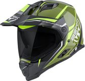 Berik MX313 Volstom Adventure Pro Enduro Helm - Groen/geel/zwart - M