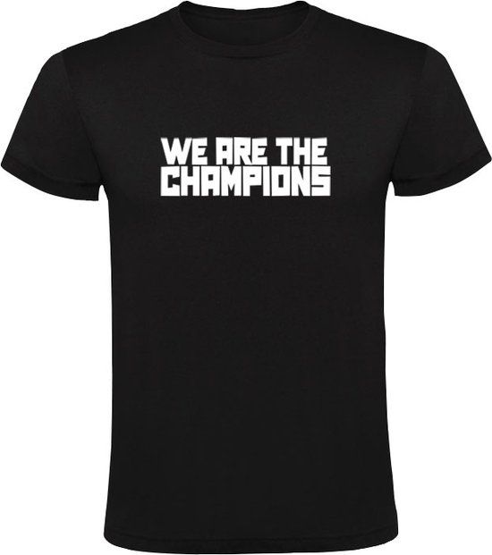 We are the Champions T-shirt - 3XL - Black - Men