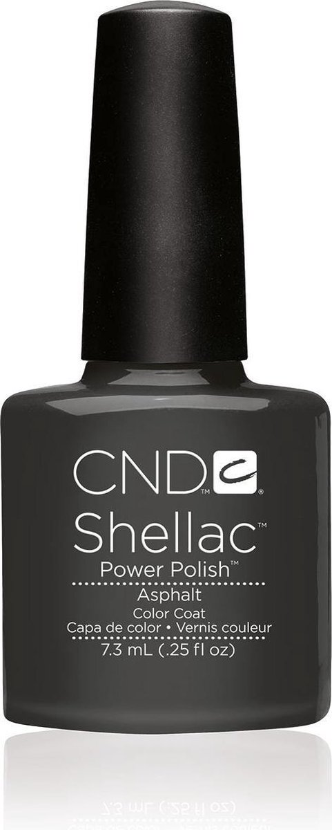 Cnd Shellac asfalt, per stuk verpakt (1 x 7 ml)