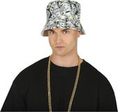 Fiestas Guirca Rapper/gangster verkleed vissershoedje - Dollar