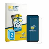 BROTECT - Screenprotector voor Vivo Y6 - Folie Beschermfolie transparant 2 Stuks