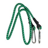 COGEX Bungee Spanner met Karabijnhaak - 1m x Ø6mm - 18 kg Breekbelasting - Rood/Groen
