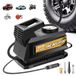 Carsun Compresseur d’air portable 12 V 2 cylindres