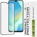 Techsuit Film de protection d'écran pour Samsung Galaxy A17 4G A175 / A17 5G A176 / A16 5G A166, Verre Trempé, Full Glue, 111D, Noir
