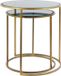 Light & Living Bijzettafel Duarte - Smoke - Ø50cm - Set van 2 - Modern