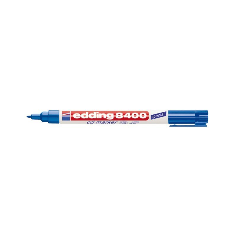 Edding Cd marker 8400 rond blauw 0.5-1.0mm