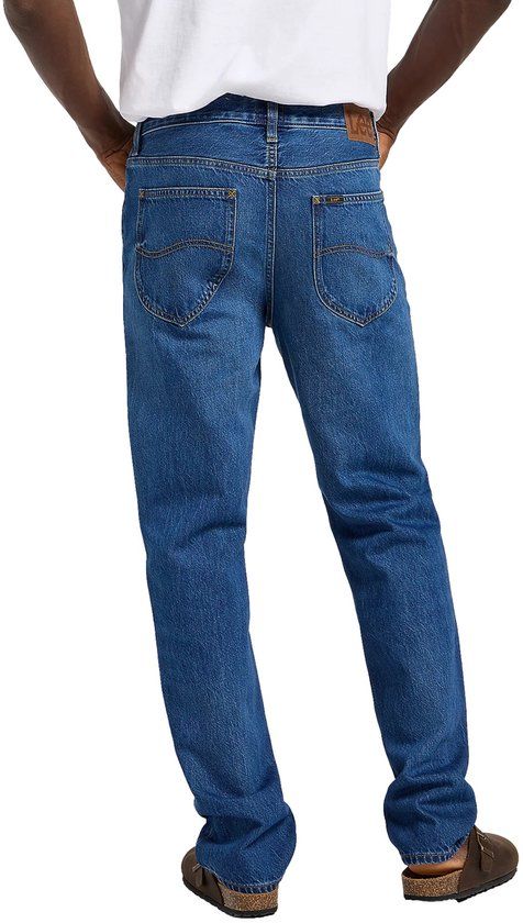 Lee West Heren Regular Straight-fit Jeans - Flirt Alert - Blauw - W31 X L32