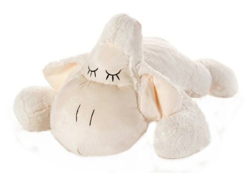 Inware 6222 - knuffeldier sleepy, 30 cm, crème, knuffelschap, knuffeldier