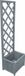 vidaXL Plantenbak met latwerk 40x30x135 cm massief vurenhout