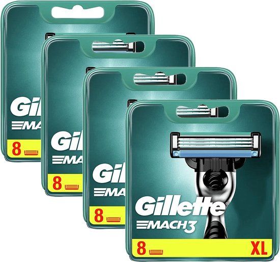 Gillette Mach 3 - 32 stuks - Scheermesjes