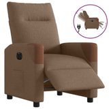 VidaXL Fauteuil tissu marron