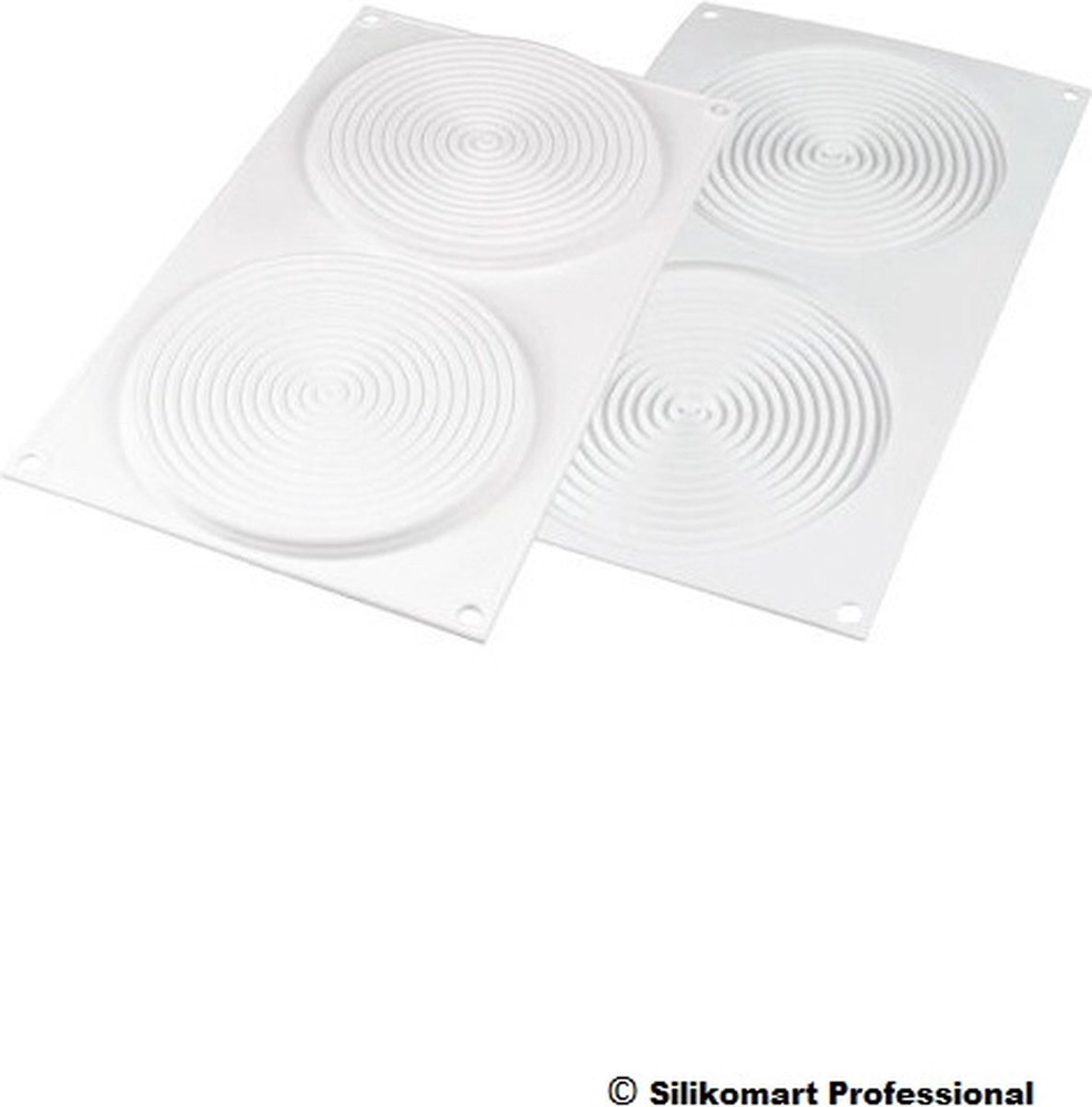 Silikomart Silikomart - Tourbillon 100 - siliconenvorm spiraal - diameter 14 cm