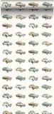 ESTAHome behang vintage auto's beige - 53 cm x 10.05 m - 139546