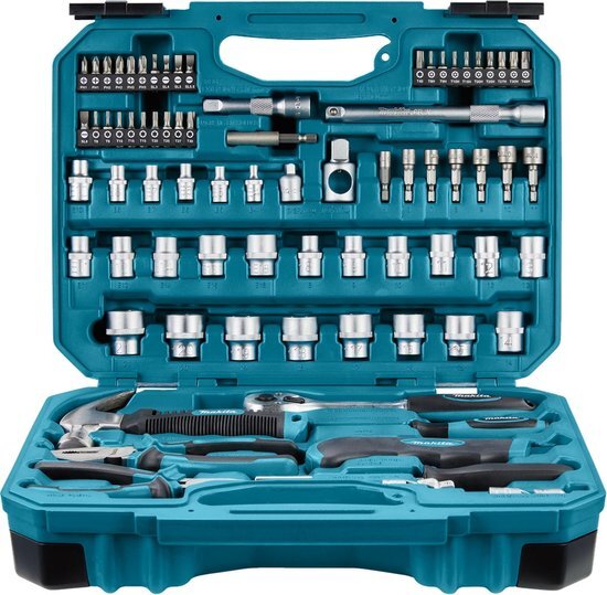 Makita E-10899 Handgereedschapset 76-delig in Koffer