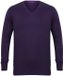 Henbury Trek col V XXS paars Laine Manches longues