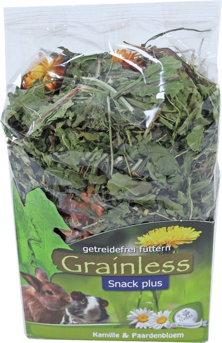 JR Farm Grainless Plus kamille & paardenbloem - 100 gram