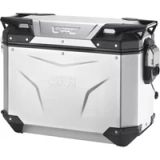 Givi Valise Latérale Trekker Outback Evo Smart Anodisé 37l Monokey® Cam-side Obkev37aal