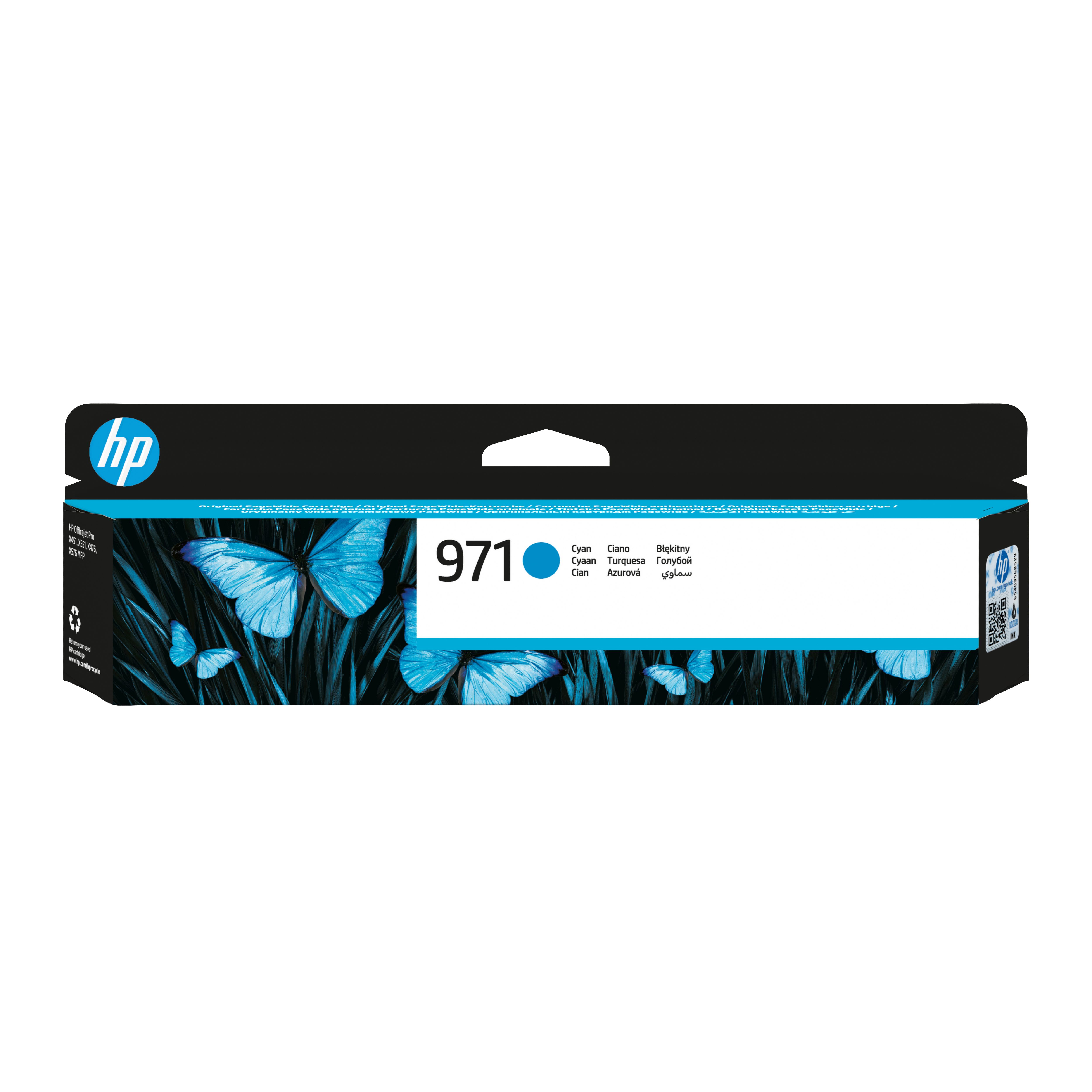 HP 971 Original Cyan Ink Cartridge