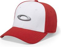 Oakley Tincan Baseball Cap S/M White/Red