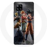 Maniacase Samsung Galaxy A42 5G Hoesje Sangoku Naruto Luffy Eén Stuk Dragon Ball Z 3D Anime Manga