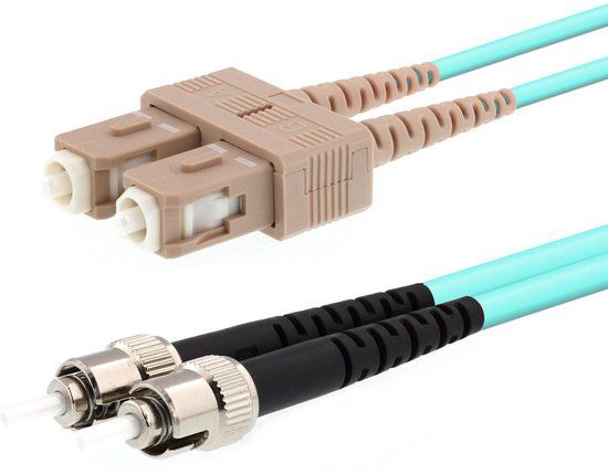 Microconnect Glasvezel kabel 5 m ST SC Blauw