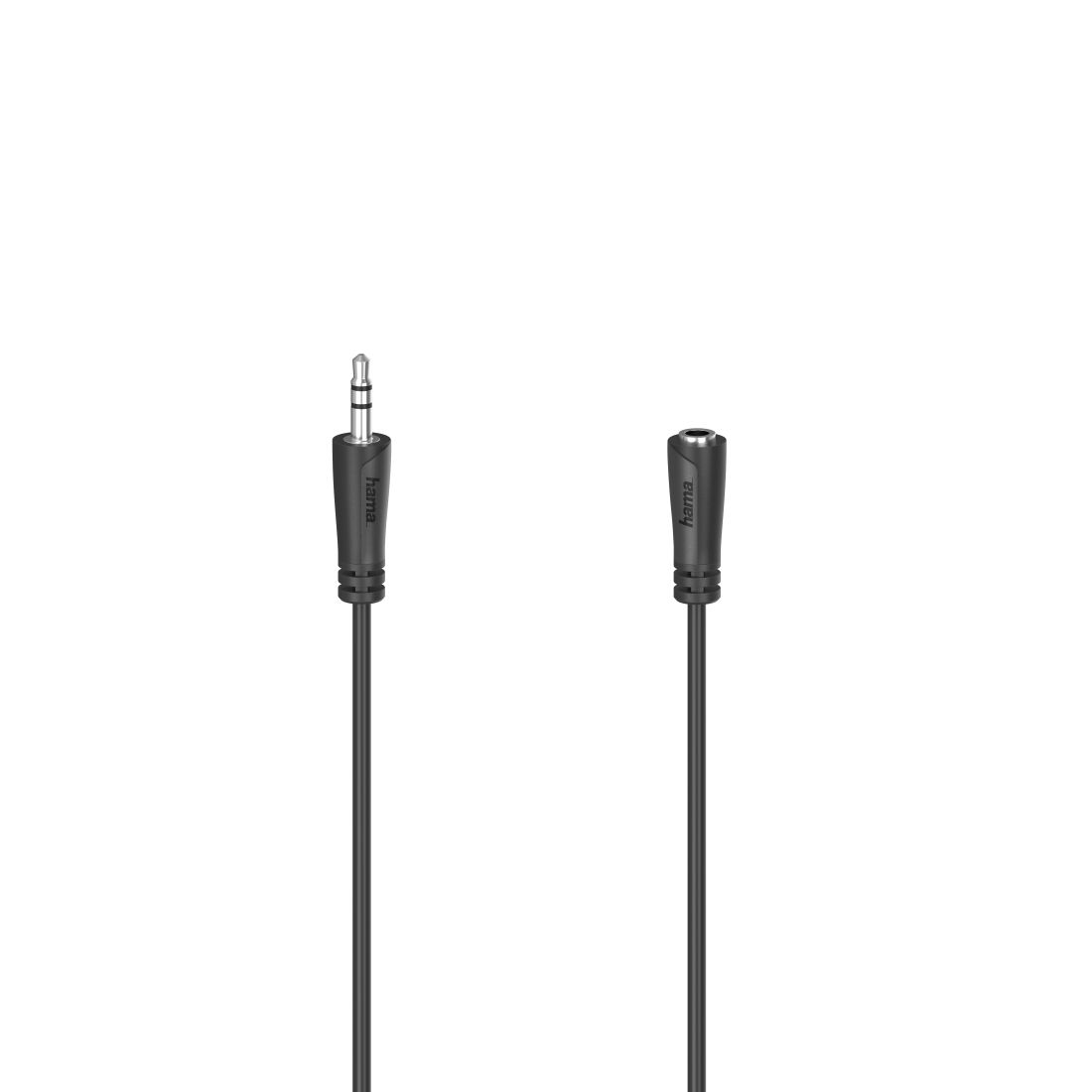 Hama 00205119 Audio Kabel - 1.5m - 3.5mm Male/Female - Zwart