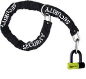 Urban Security Mini Ur59 U-lock+120 Kettingslot Zwart 120 cm