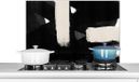 KitchenYeah Spatscherm keuken 80x55 cm - Abstract Pastel Aluminium