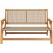 Maison Exclusive - Meuble de jardin beige 122 x 78 x 73 cm bois d'acacia massif