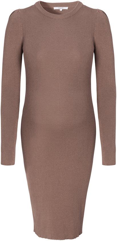 Noppies Jurk Vena Zwangerschap - Maat XS - Deep Taupe