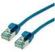 Roline U/FTP DataCentre patchkabel Cat.6A (Klasse EA), extra dun, blauw, 1 m