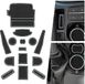 Tapis de sol antidérapants en caoutchouc - Pour Ford Fiesta ST MK8 2017-2024 - Blanc, 14 pièces