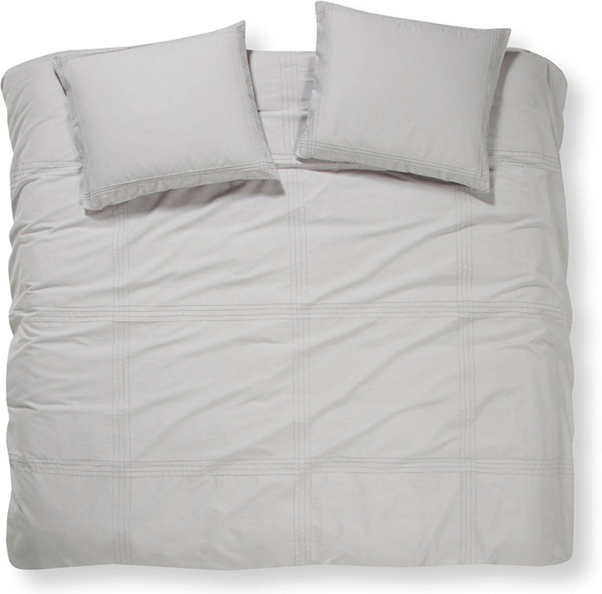Cinderella Salle Dekbedovertrek Eenpersoons 140x200/220cm - Light Grey - Katoen