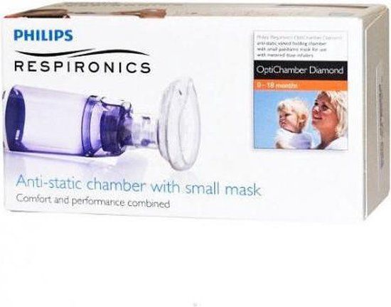 Optichamber Philips Respironics Optichamber Diamond met Neonaat Masker 0-18 maanden