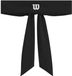 Wilson Tie Hoofdband Zwart Unisex Polyester One Size
