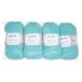 Gründl Big Lisa Premium brei- en haakgaren (onderhoudsvriendelijk garen van 100% polyacryl, 250 g/665 m, naalddikte: 3,5-4,5, 4 bollen à 250 g), turquoise