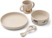 Liewood Vivi Serviesset All Together / Sandy | 4-delig