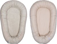 MamaLoes Velours Rib Beige Omkeerbaar Babynest ML020121